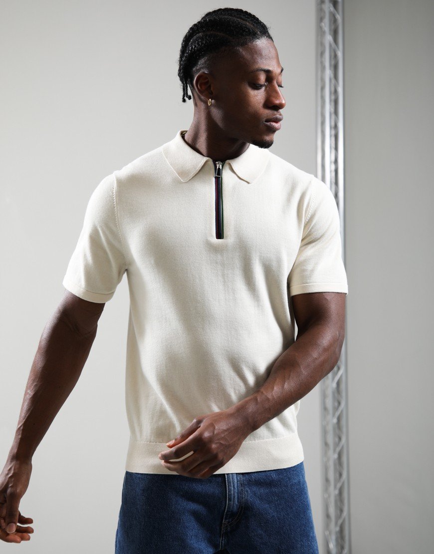 Paul Smith Sweater Polo Shirt Ivory