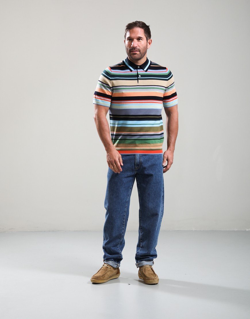 Paul Smith Sweater Polo Shirt Multi Coloured