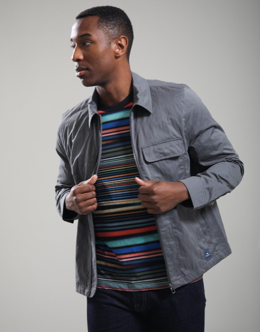 Paul Smith Technical Harrington Jacket Grey