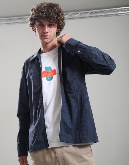 Paul Smith Technical Shirt Jacket Indigo