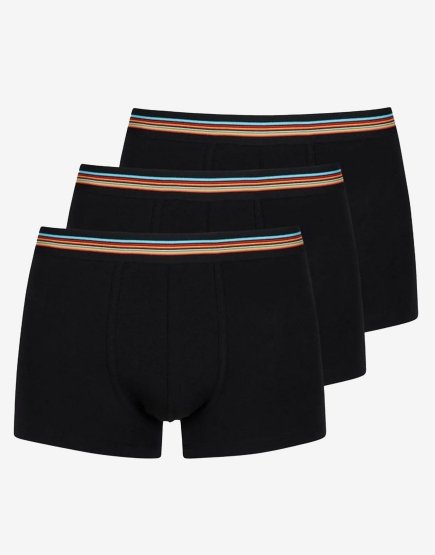 Paul Smith 3 Pack Boxers Black