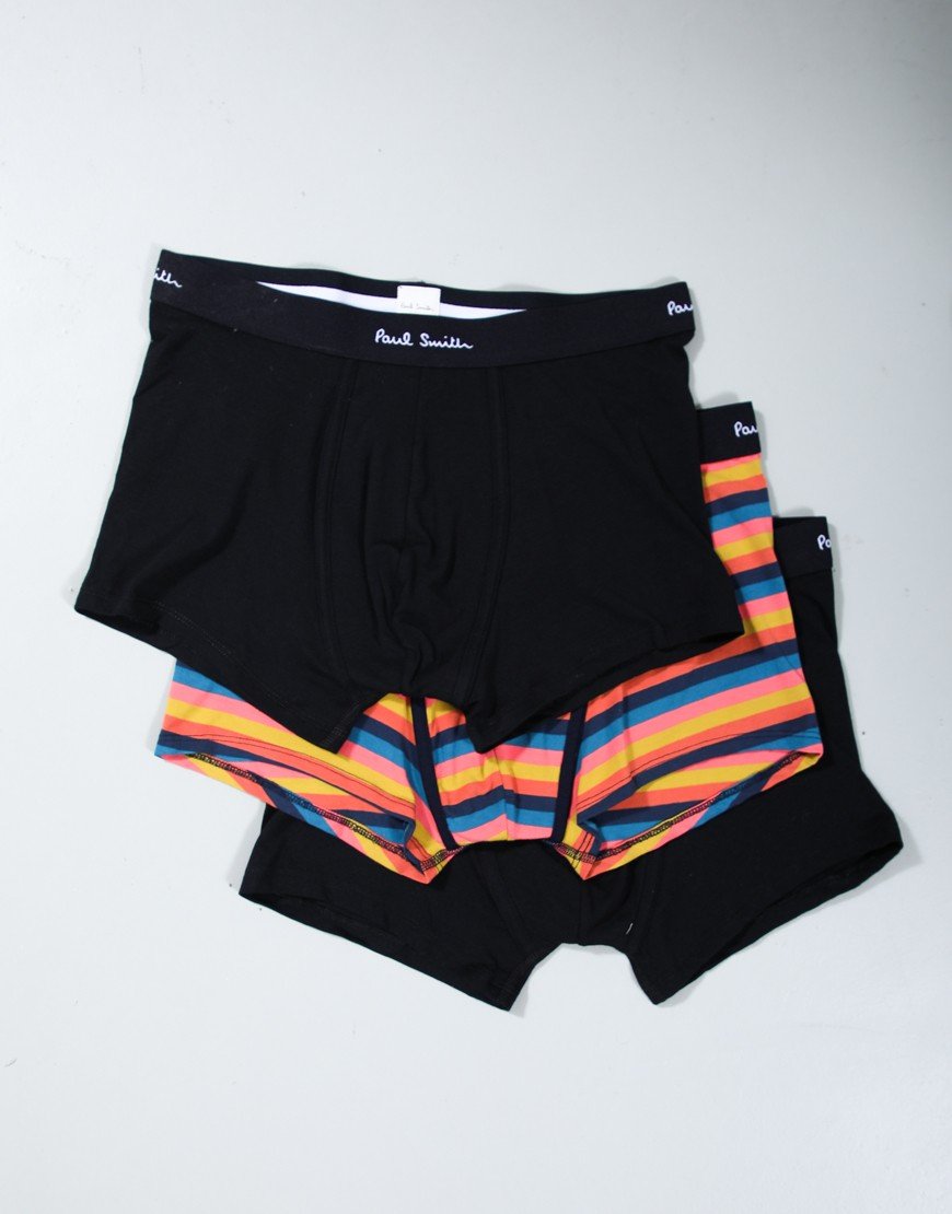 Paul Smith Trunk 3 Pack Black/Bright/Black