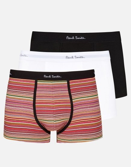 Paul Smith Trunk 3 Pack Mix Signature Stripe 1A