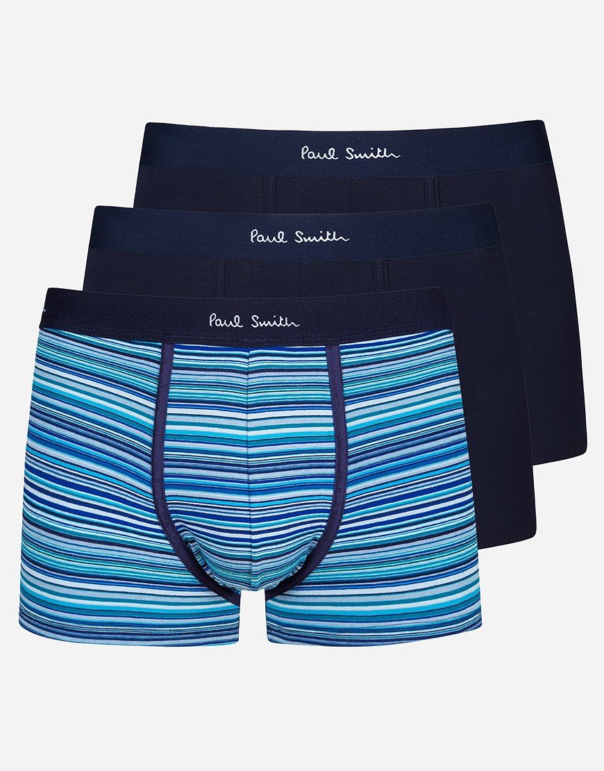 Paul Smith Trunk 3 Pack Signature Mix 47 Navy