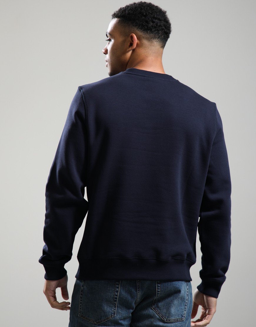 Paul Smith Embroidery Logo Cotton-Blend Sweat Navy