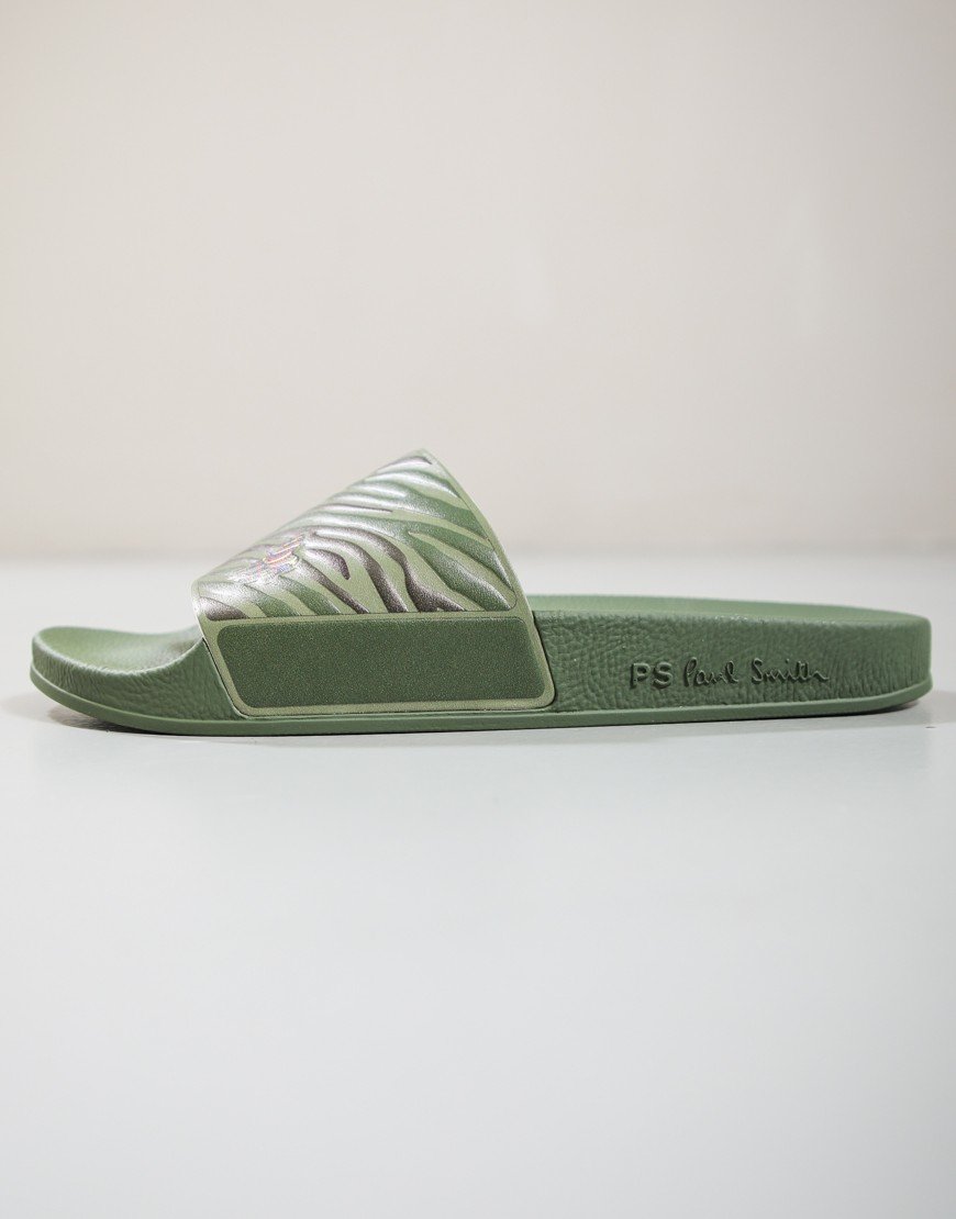 Paul Smith Zed Sliders Khaki Camo