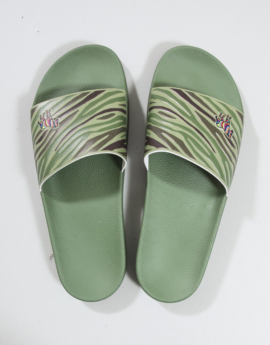 Paul Smith Zed Sliders Khaki Camo