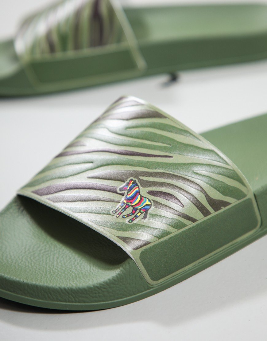 Paul Smith Zed Sliders Khaki Camo