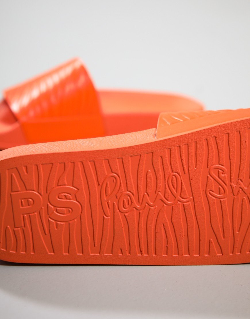Paul Smith Zed Sliders Orange Zebra