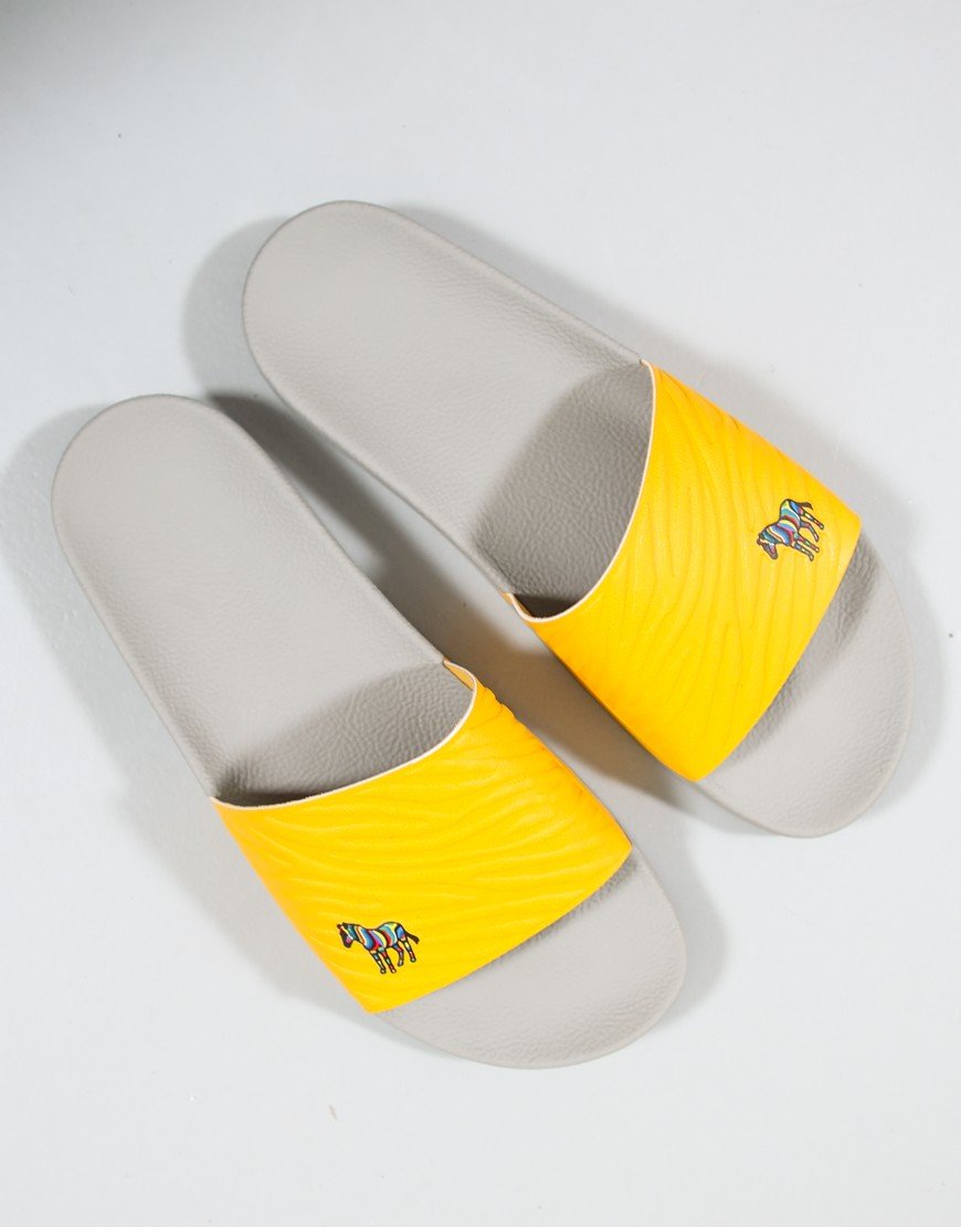 Paul Smith Zed Sliders Yellow Zebra