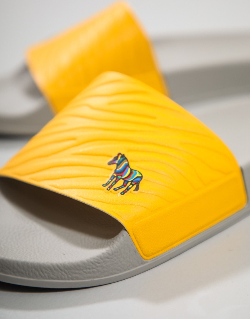 Paul Smith Zed Sliders Yellow Zebra