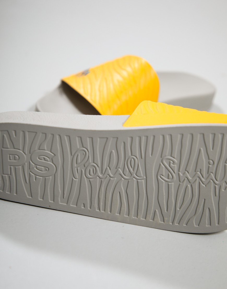 Paul Smith Zed Sliders Yellow Zebra