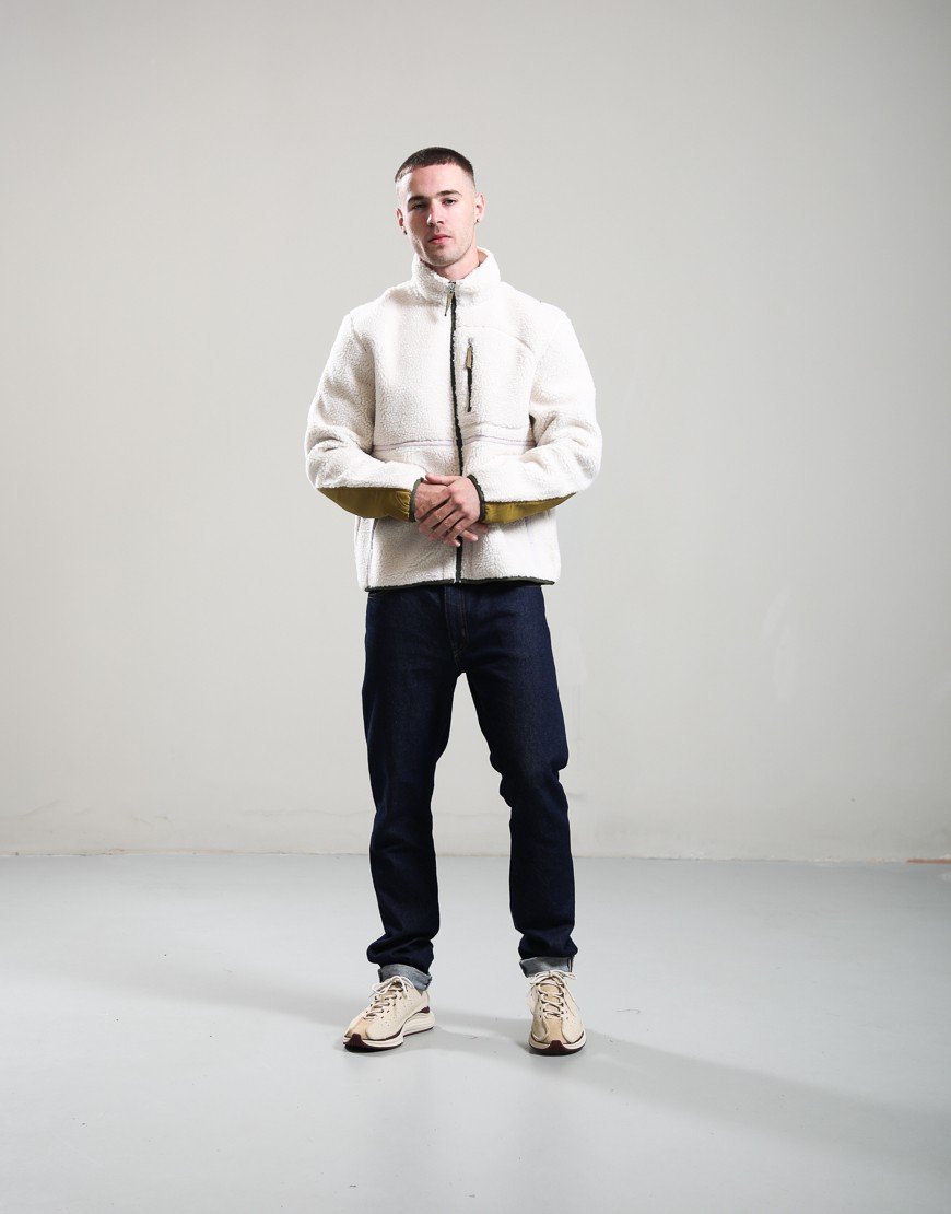 Paul Smith Sherpa Fleece Jacket Off White