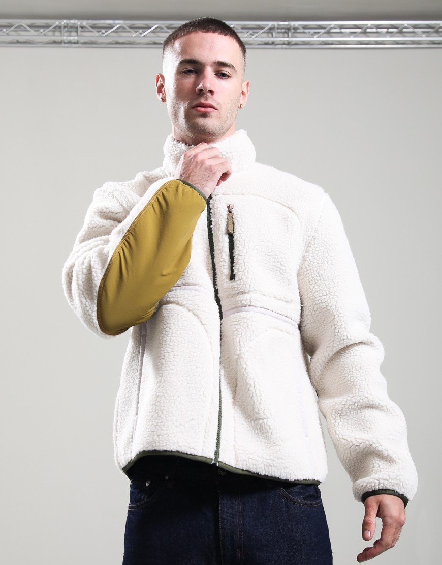 Paul Smith Sherpa Fleece Jacket Off White