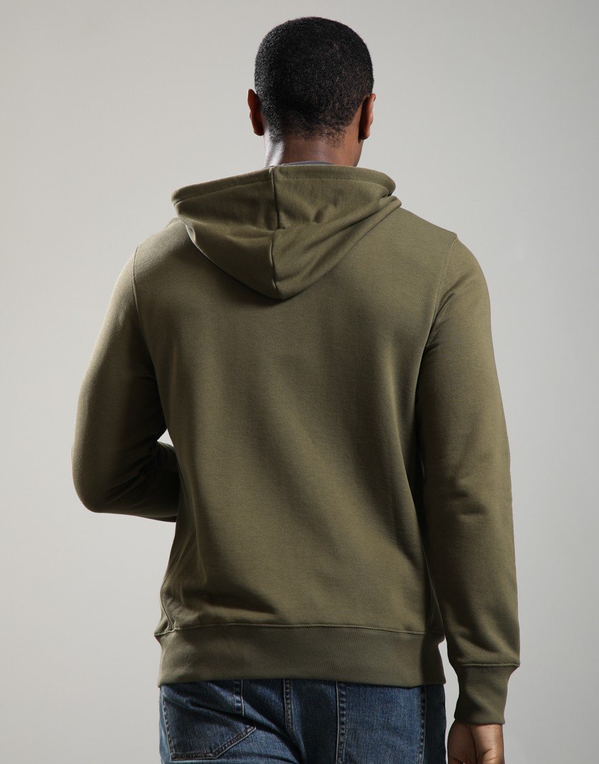 Paul Smith Zip Front Zebra Hoodie 36E Green