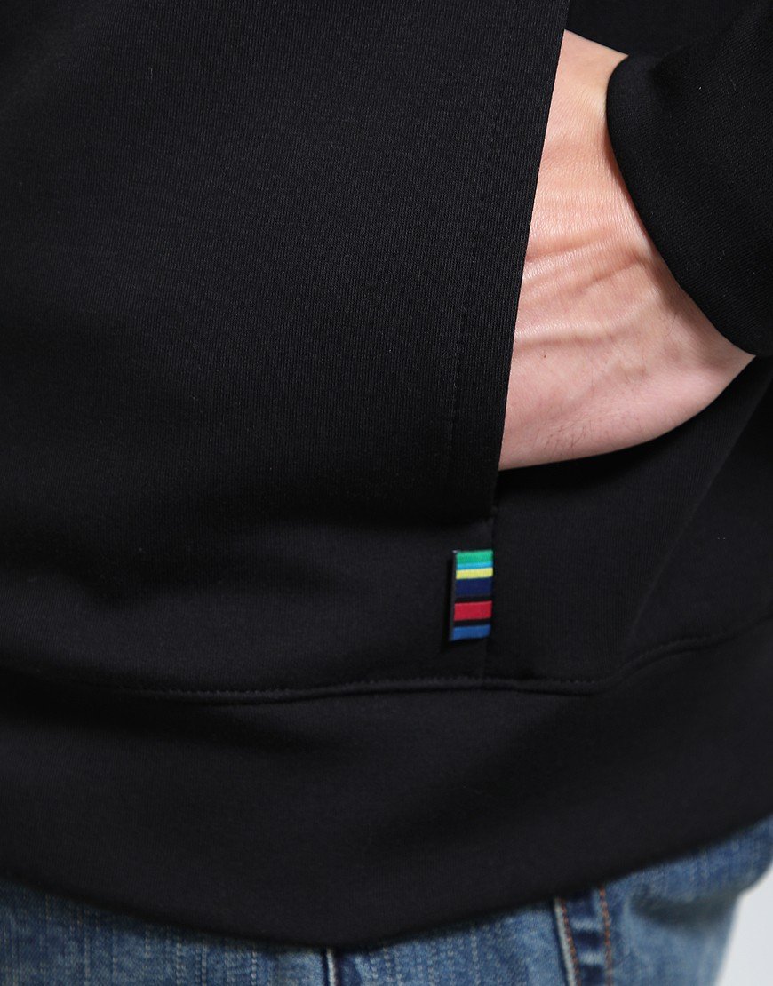 Paul Smith Sports Stripe  Zip Hoodie 79 Black