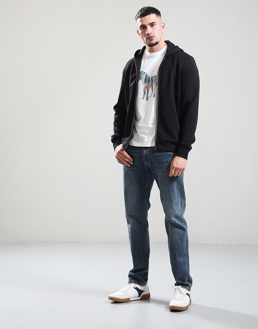 Paul Smith Sports Stripe  Zip Hoodie 79 Black