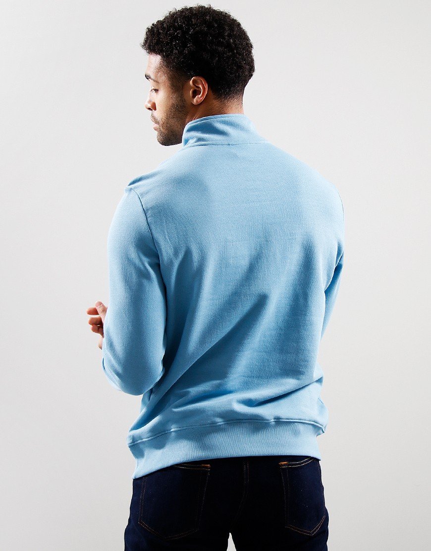 Paul Smith Zebra Zip Top Sweat 40D Light Blue - Terraces Menswear