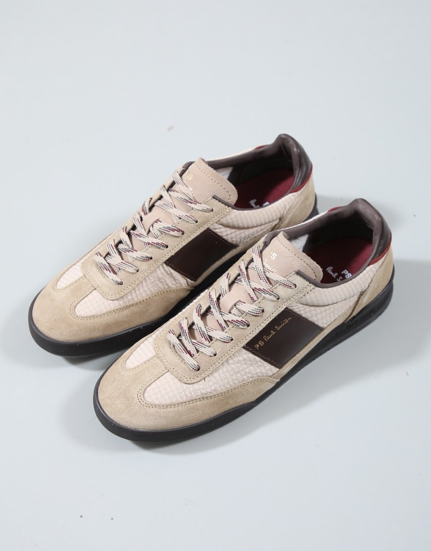 Paul Smith Dover Beige Nylon Trainers Mix 60