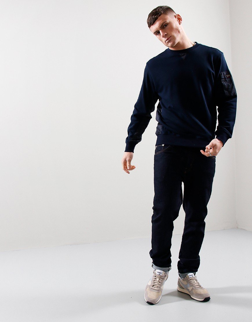 Paul & Shark Knitted Sweatshirt Blue