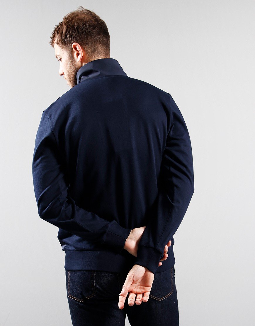 Paul & Shark Mix Media Jacket Navy Terraces Menswear