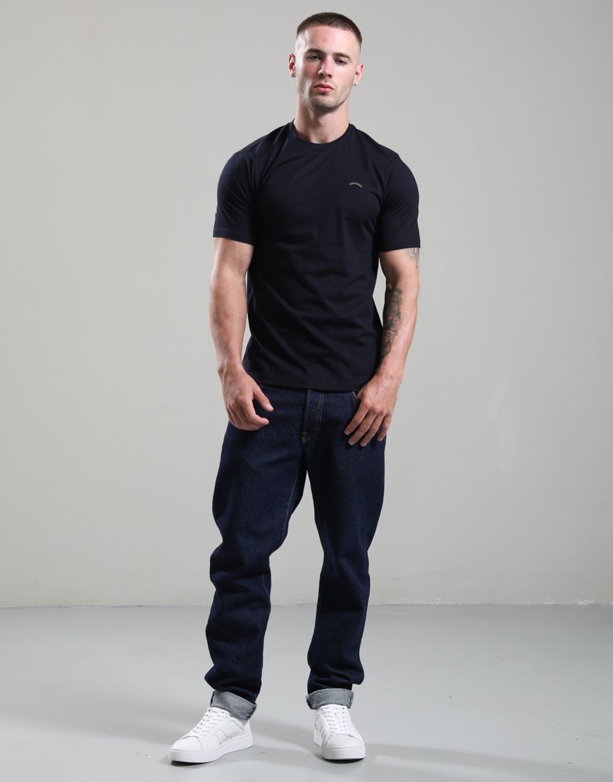 Paul & Shark Pure Cotton Jersey Logo T-Shirt Navy