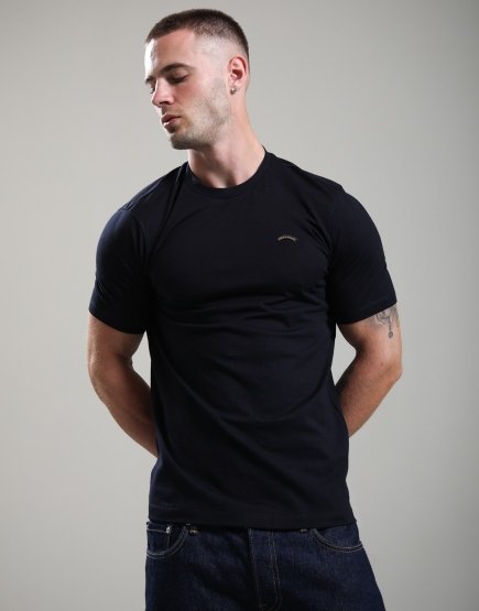 Paul & Shark Pure Cotton Jersey Logo T-Shirt Navy