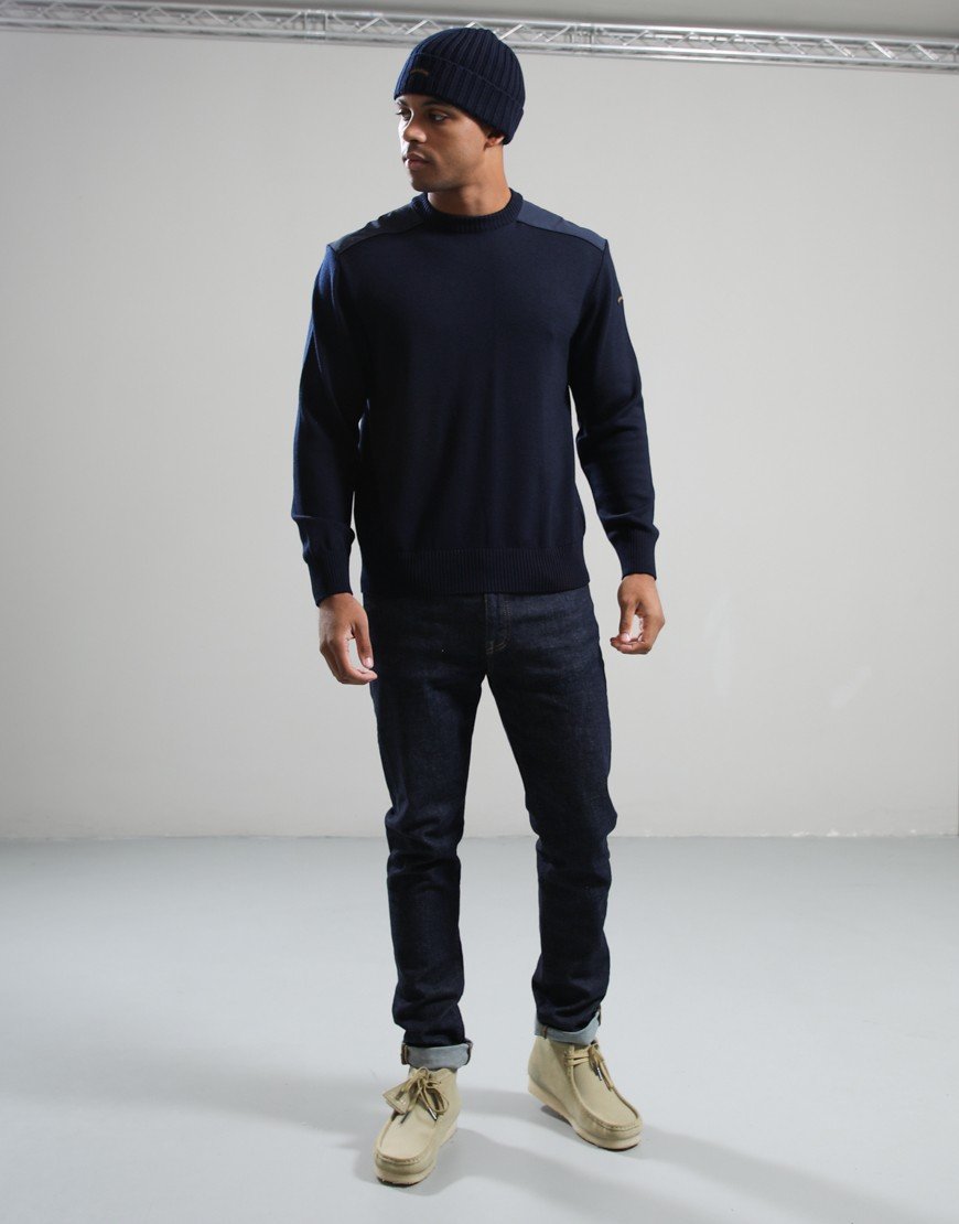 Paul & Shark Soft Cool Touch Crew Knit Navy