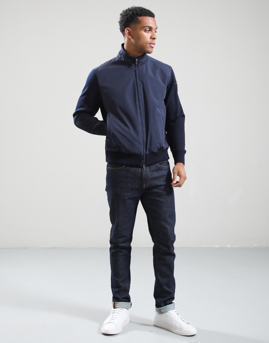 Paul & Shark Soft Cool Touch Hybrid Jacket Navy