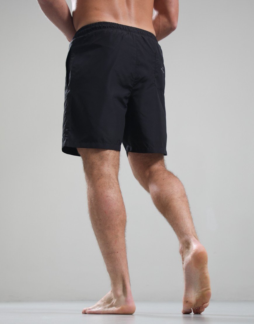Paul & Shark Reflective Small Logo Swim Shorts Black