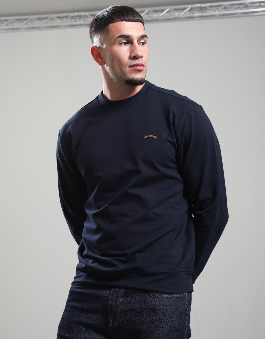 Paul & Shark XSoft Cotton Fleece Sweat Navy