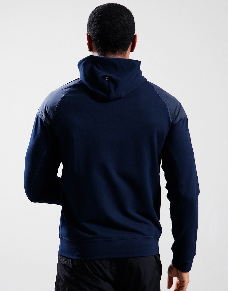 Paul & Shark Cotton Full Zip Badge Sweat Blue
