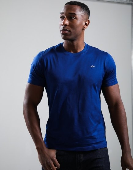Paul & Shark Lightweight Cotton Jersey T-Shirt Blue