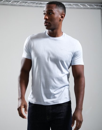 Paul & Shark XSoft Cotton Blend Jersey T-Shirt Sky Blue