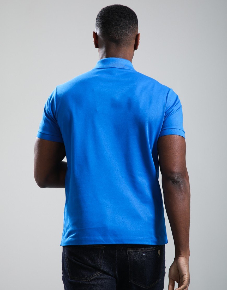 Paul & Shark Double Cotton Piquè Polo Shirt Blue 049