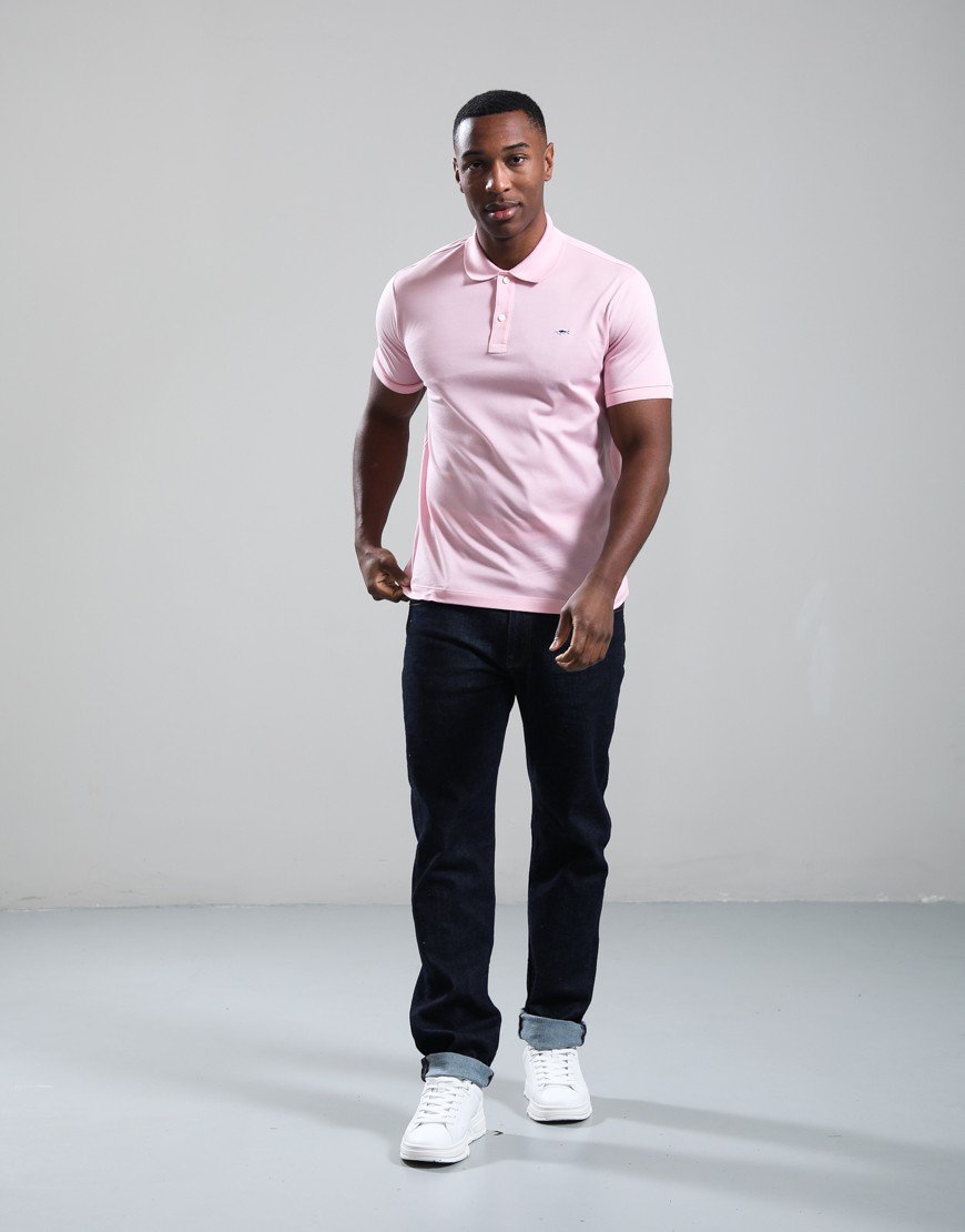 Paul & Shark Double Cotton Piquè Polo Shirt Pink