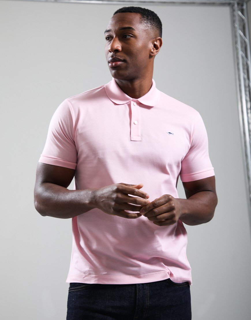 Paul & Shark Double Cotton Piquè Polo Shirt Pink