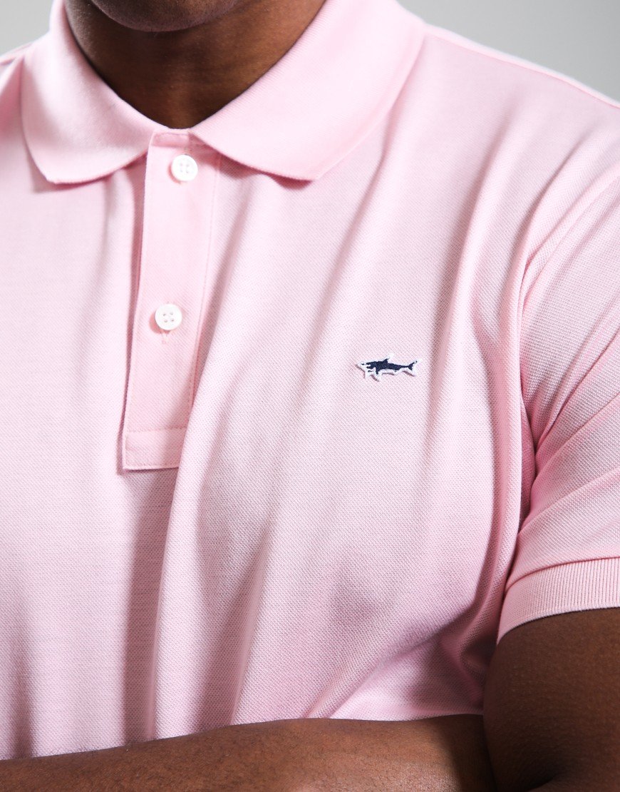 Paul & Shark Double Cotton Piquè Polo Shirt Pink
