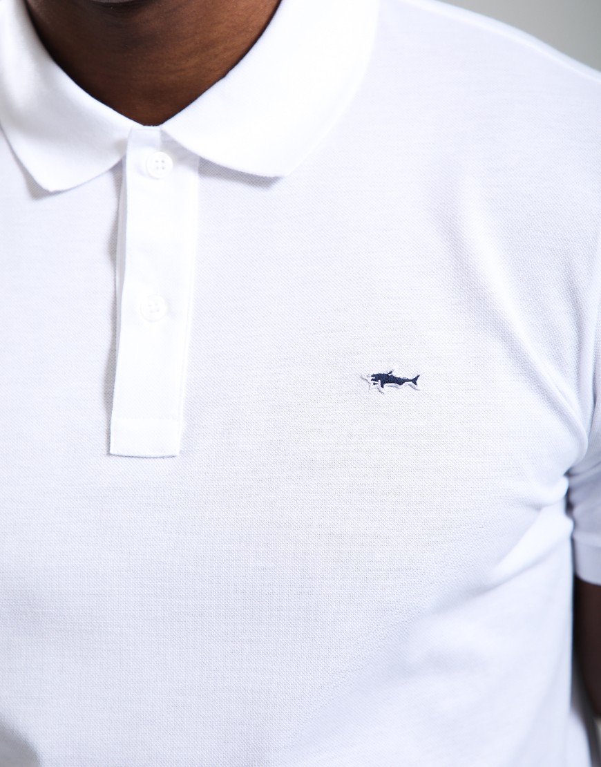 Paul & Shark Double Cotton Piquè Polo Shirt White