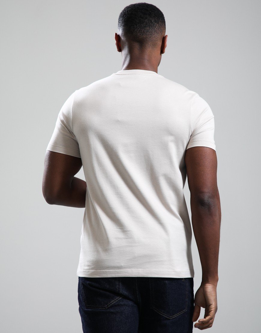 Paul & Shark Heavy Jersey Cotton Tab T-Shirt Beige