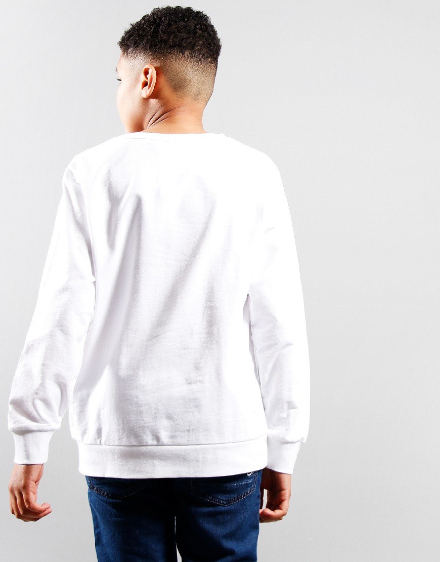 Paul & Shark Cadets Large Logo Crew Sweat White