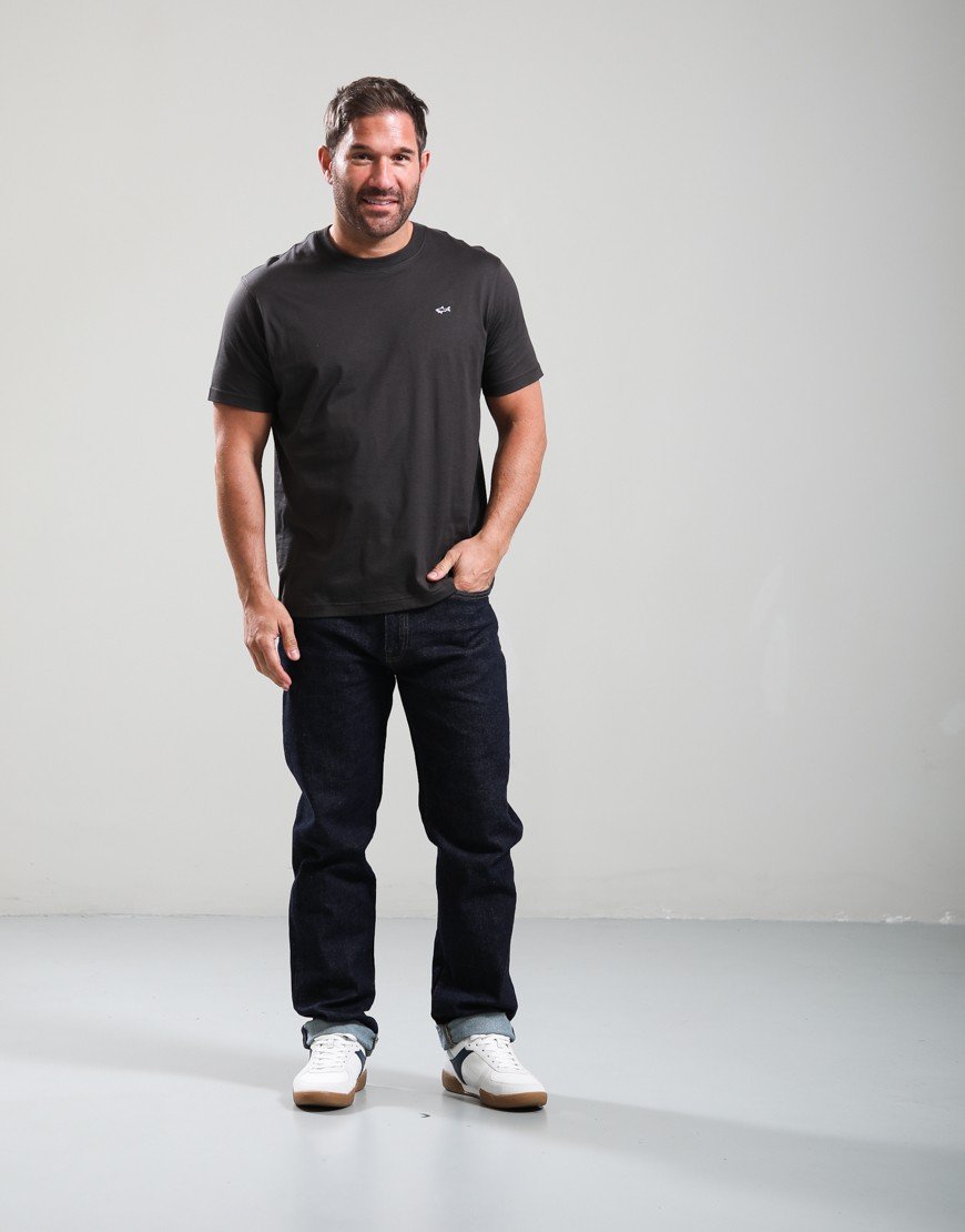 Paul & Shark Lightweight Cotton Jersey T-Shirt Charcoal