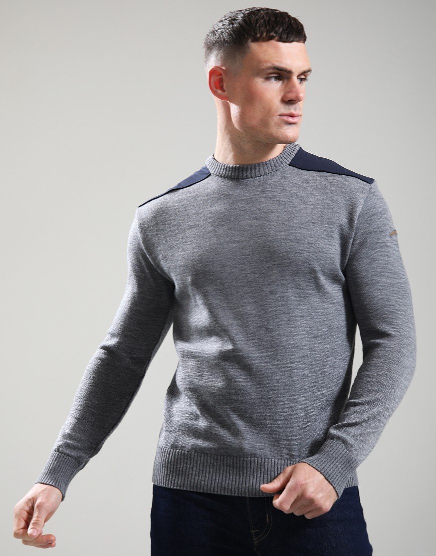 Paul & Shark Soft Cool Touch Crew Knit Grey