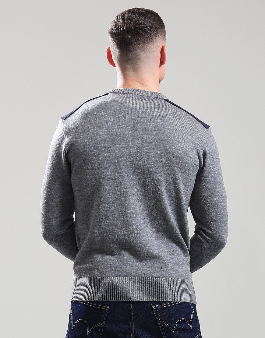 Paul & Shark Soft Cool Touch Crew Knit Grey