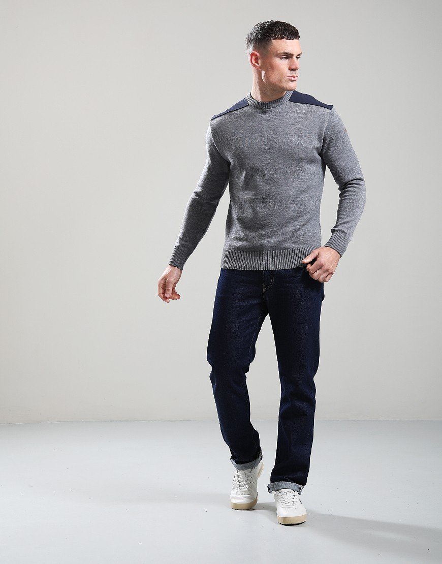 Paul & Shark Soft Cool Touch Crew Knit Grey