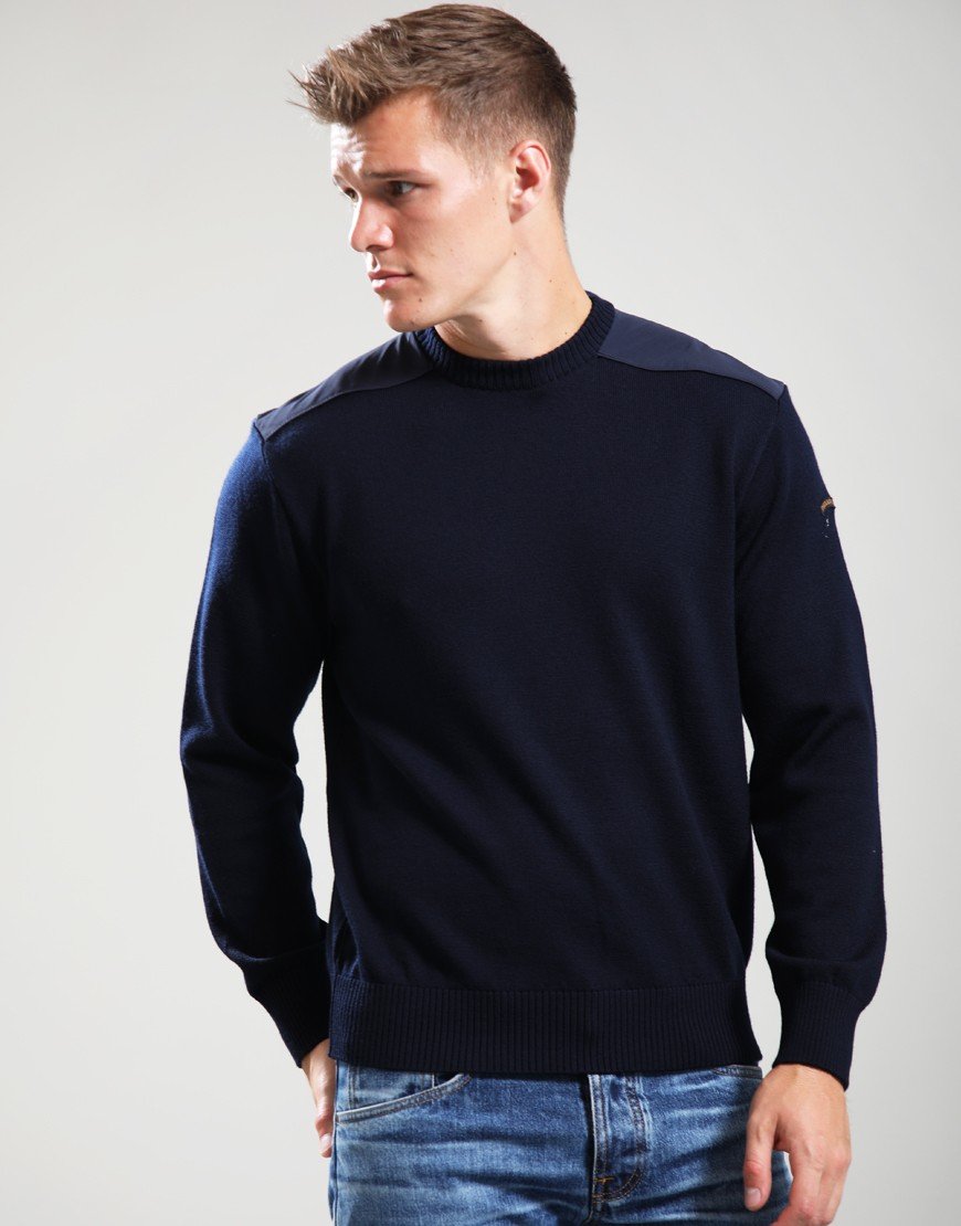 Paul & Shark Soft Cool Touch Crew Knit Navy