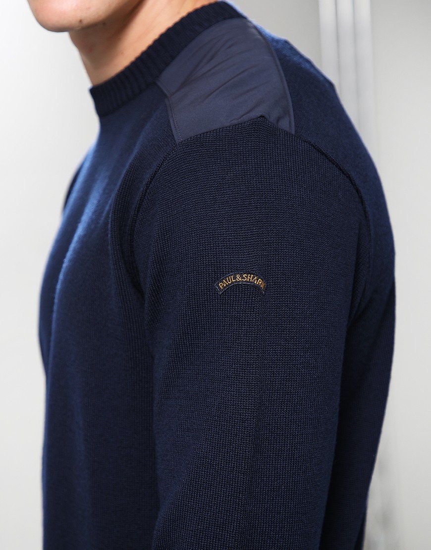 Paul & Shark Soft Cool Touch Crew Knit Navy