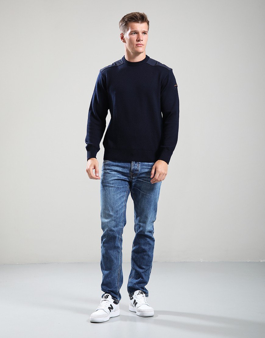 Paul & Shark Soft Cool Touch Crew Knit Navy