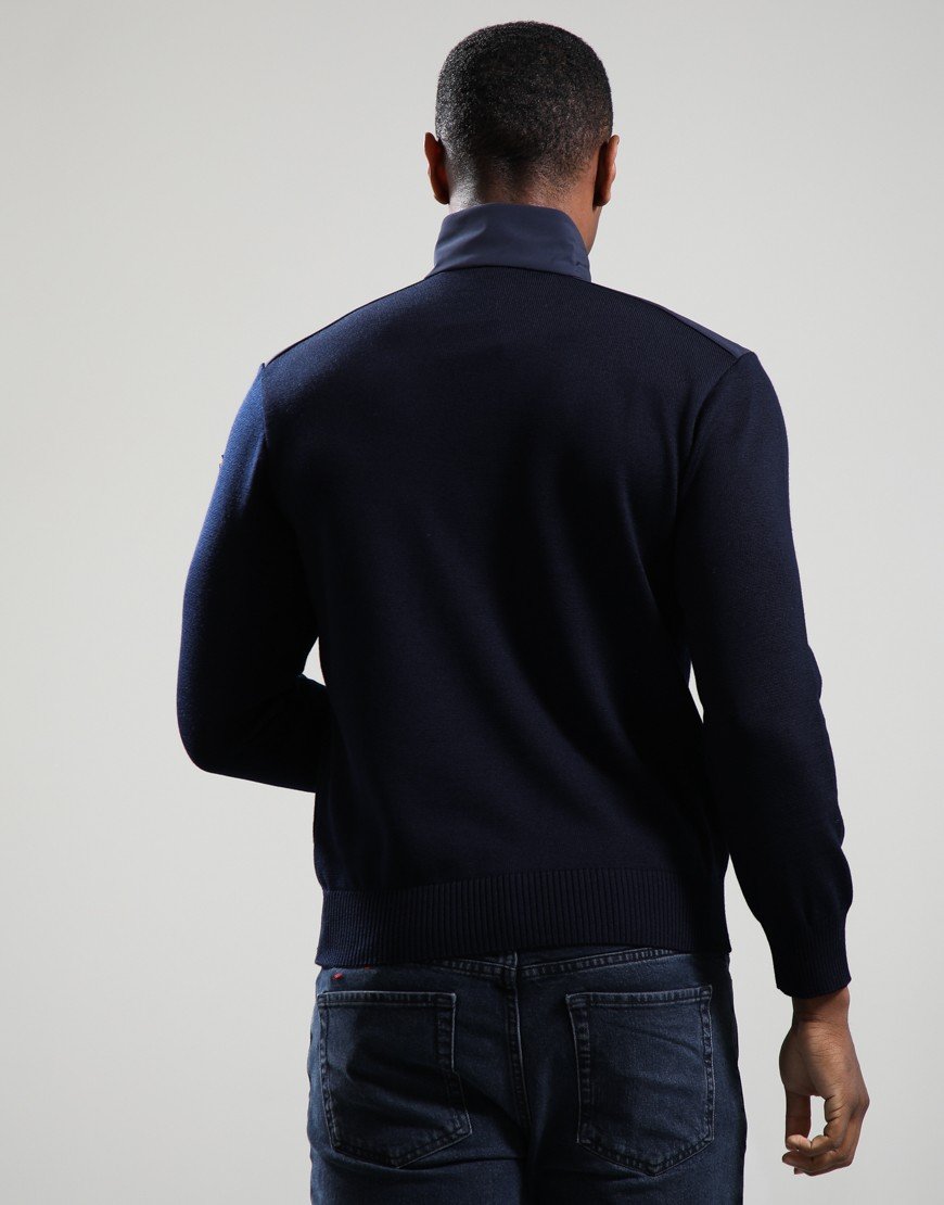 Paul & Shark Soft Cool Touch Half Zip Knit Navy