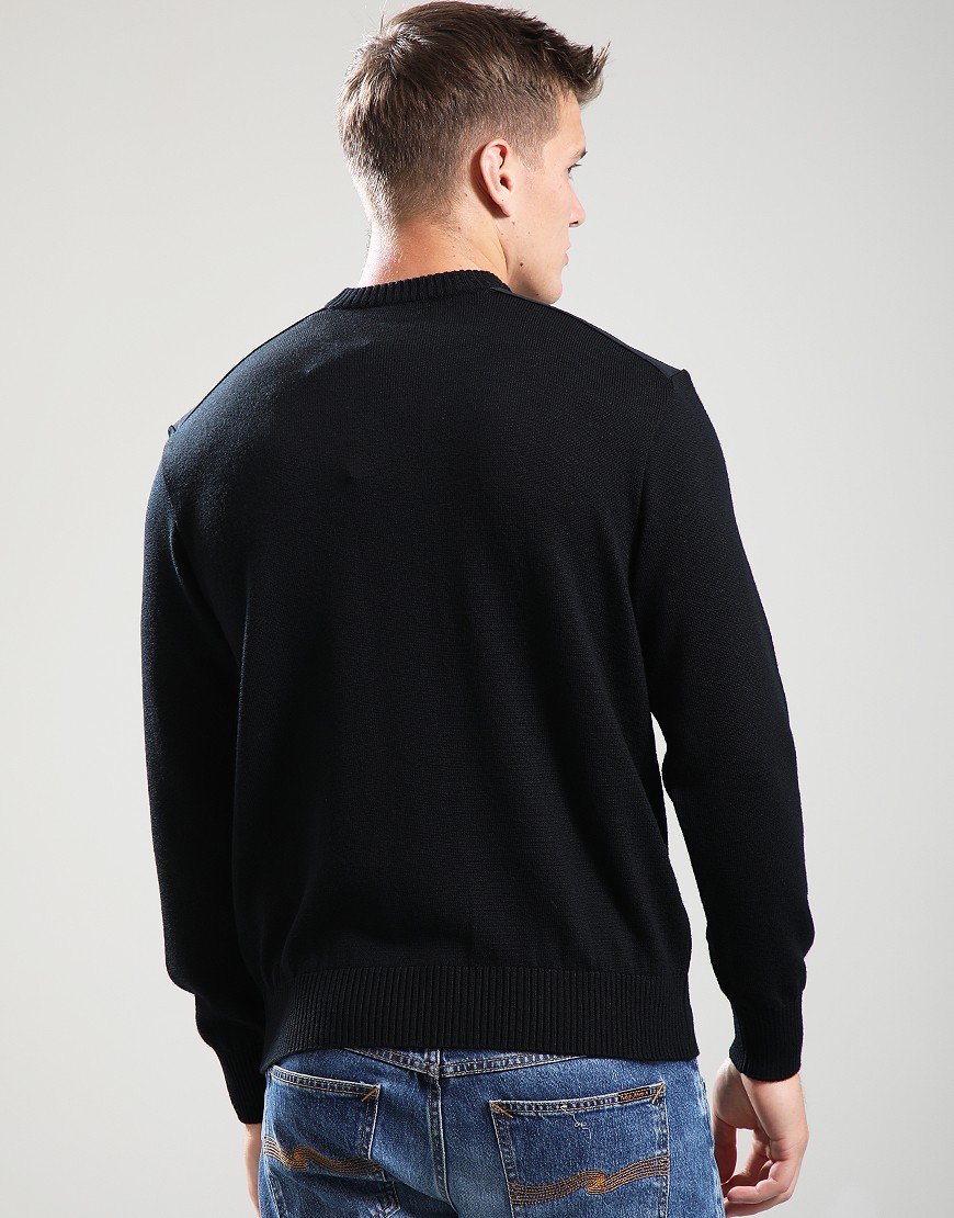 Paul & Shark Soft Cool Touch Crew Knit Black